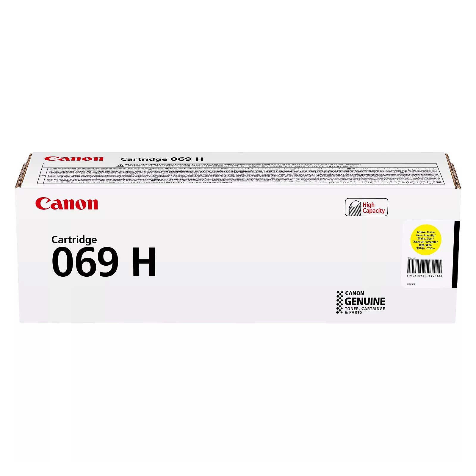 Original Canon High Cap Toner Cart 069 Yellow