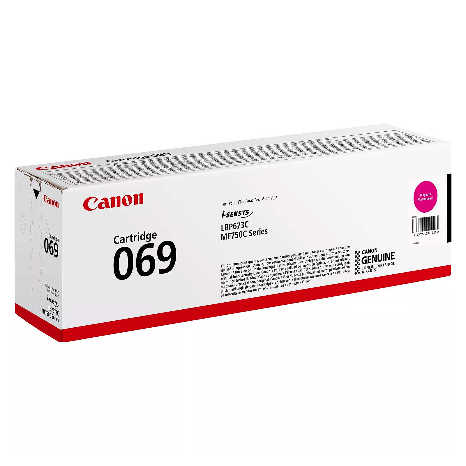 Original Canon Toner Cart 069 Magenta