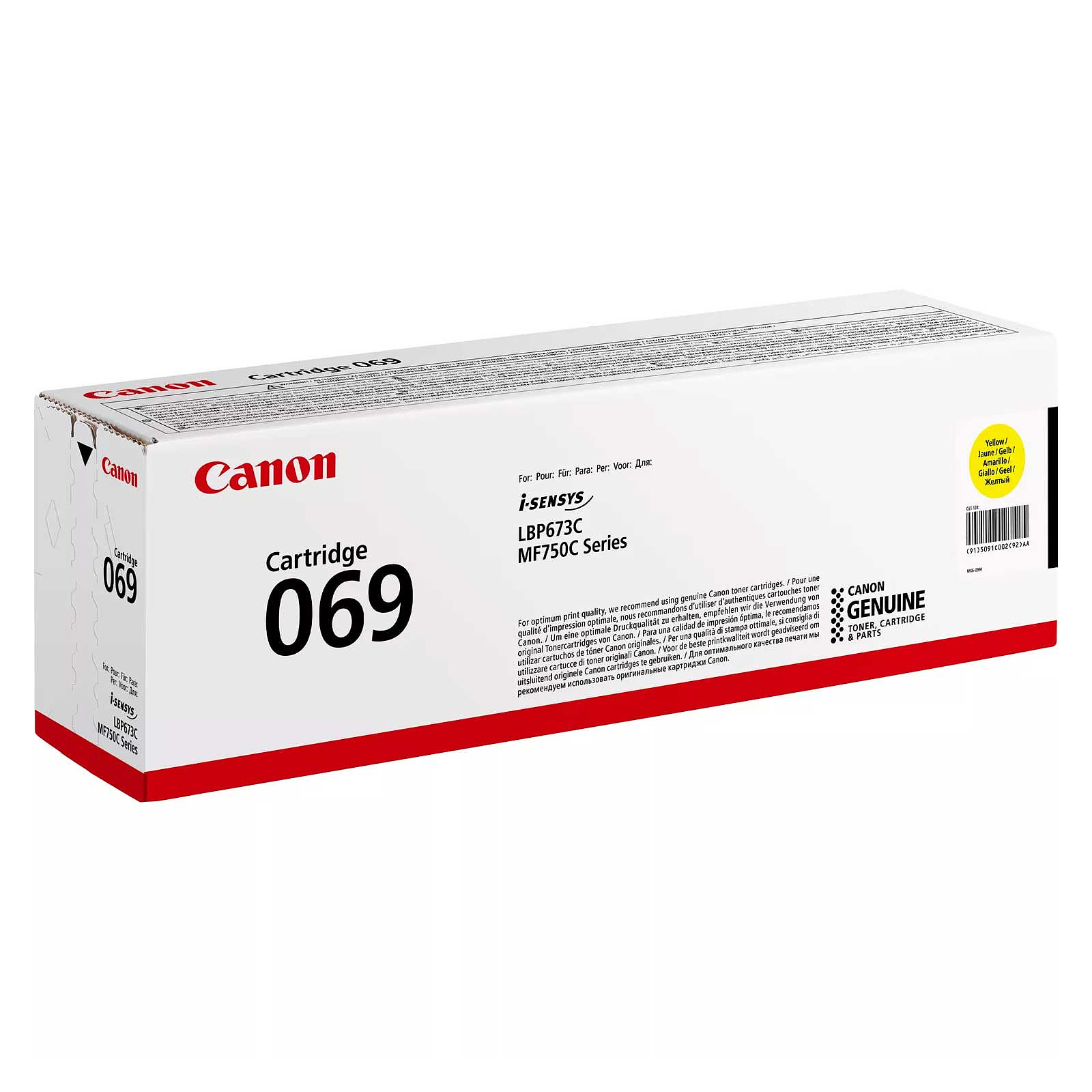 Original Canon Toner Cart 069 Yellow